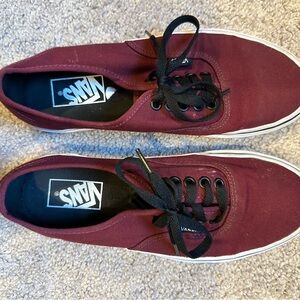Vans Maroon Low tops sneakers